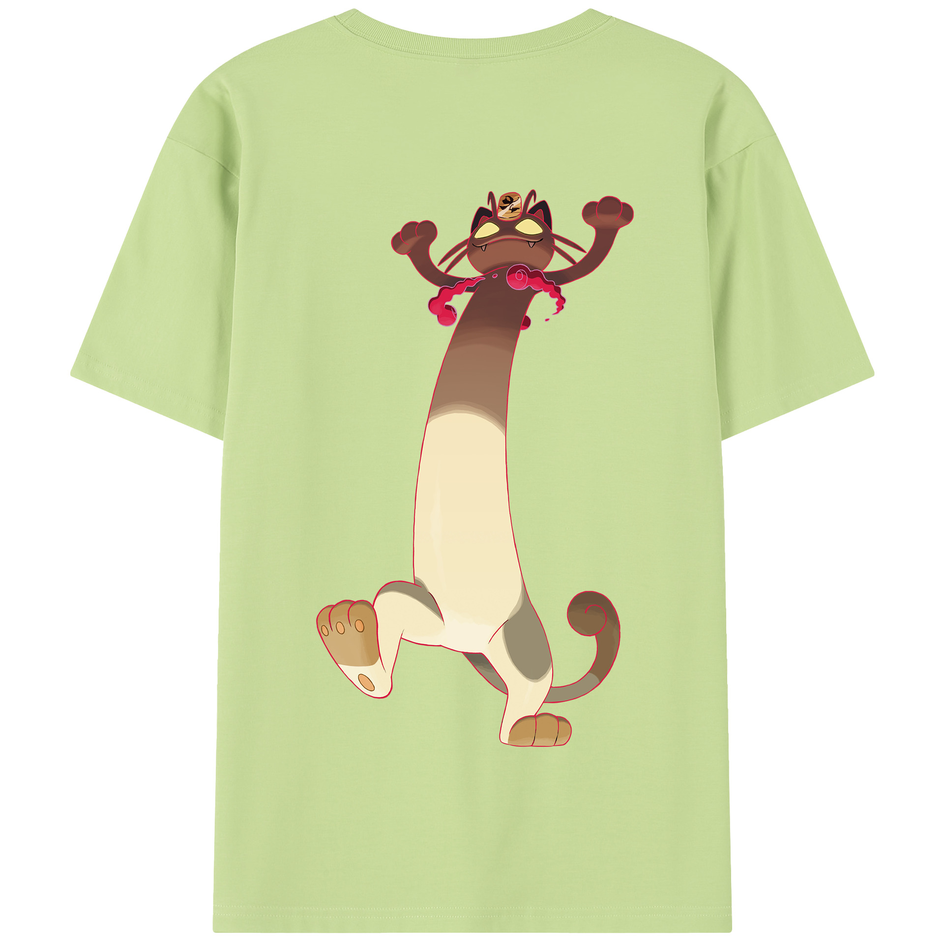 （画像用） ポケットモンスター Pokémon 綿100％半袖Tシャツ（背面プリント）